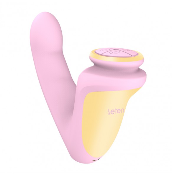 HK LETEN - Taka Kato God's Finger Shape G-Spot Heating Vibrator (Chargeable - Pink)